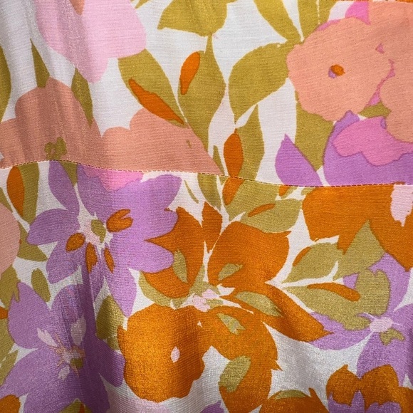 Lush Midi Floral Dress – Size Small - Picture 9 of 11